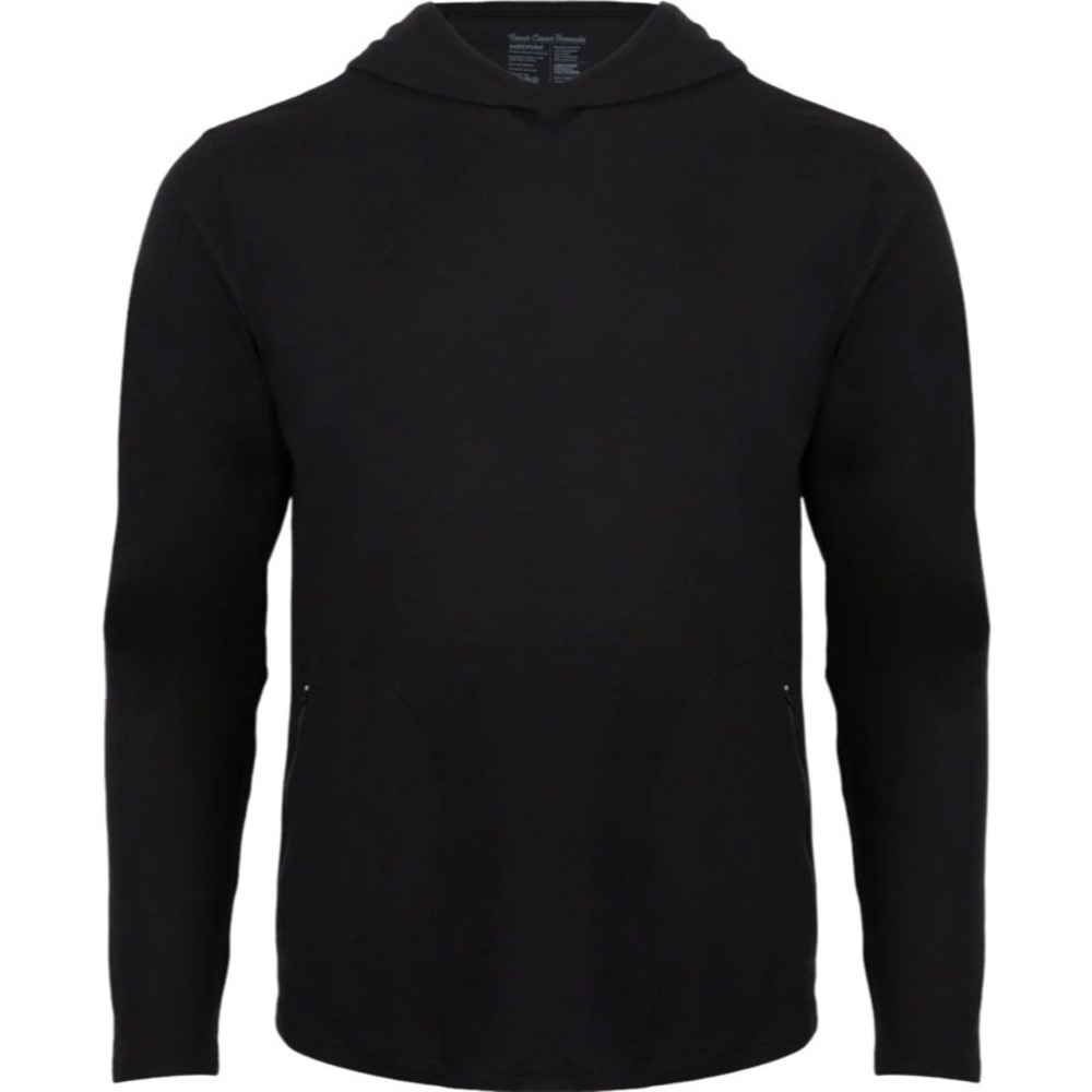 FRESH CLEAN THREADS 3XL Black Tech Pullover Hoodie Zipper Pockets Activewear - Picture 10 of 10